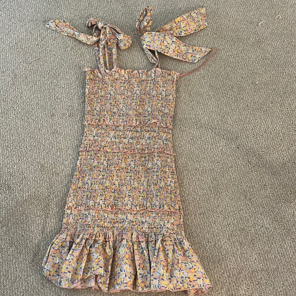 Floral smocked dress